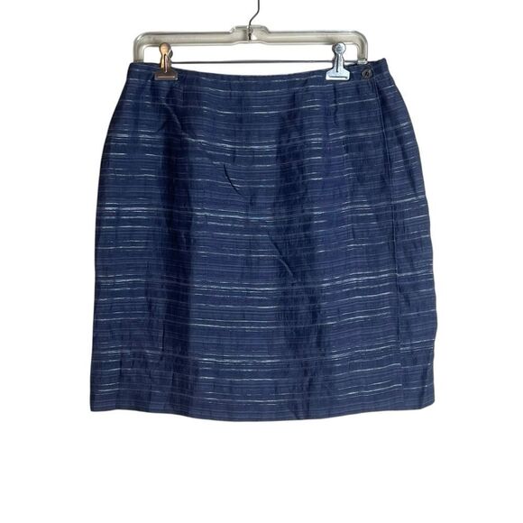 Jones New York linen blend wrap skirt. Size 12 - Picture 1 of 7